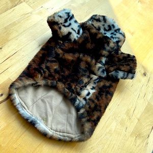 Sphinx winter coat very high quality and warm animal print